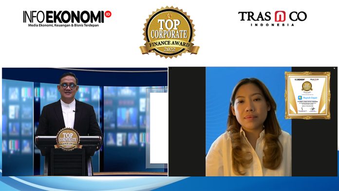 PT Kredit Utama Fintech Indonesia (Rupiah Cepat) Raih TOP Corporate Finance Award 2022