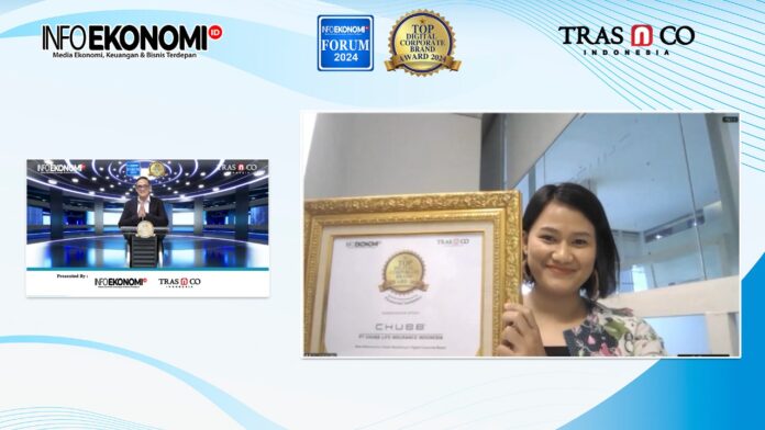Chubb Life Dapat Penghargaan 6th Top Digital Corporate Brand Award 2024