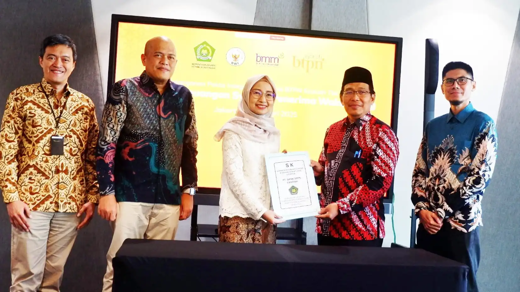 BTPN Syariah Ditunjuk Jadi Lembaga Keuangan Syariah Penerima Wakaf Uang