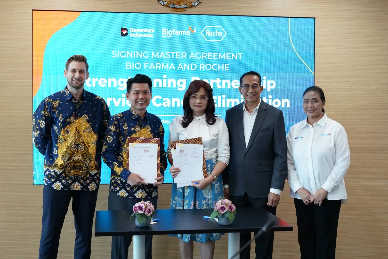 Bio Farma dan Roche Kerja Sama Produksi Alkes Deteksi Kanker Serviks ...
