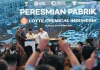 Presiden Prabowo Resmikan Pabrik Lotte Chemical Indonesia Senilai Rp62,4 Triliun di Cilegon