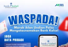 Bank Kalsel Imbau Masyarakat Waspada Penipuan Berkedok Undian Berhadiah Mengatasnamakan Bank Kalsel