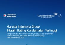 Garuda Indonesia dan Citilink Raih Rating Keselamatan Tertinggi 7/7 dari AirlineRatings
