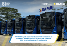 316 Bus Listrik DAMRI Mengaspal di Jakarta, Dukung Percepatan Elektrifikasi Transportasi